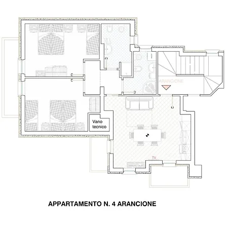 Arcobaleno Arancione Lejlighed *