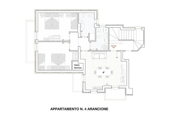 Apartment Arcobaleno Arancione *